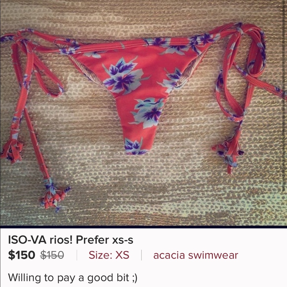 ISO looking to buy VA Rios bottoms in a P/XS